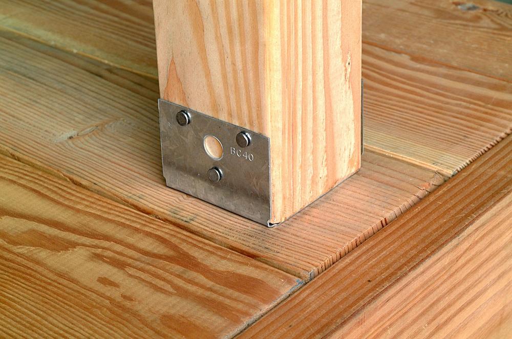 Simpson Rough 6X Post Base, G90 Galvanized BC60R