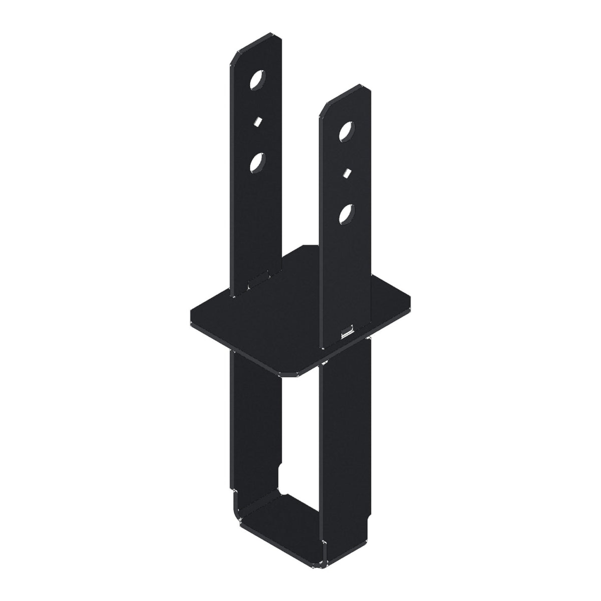 Simpson CB46PC 4" x 6" Column Base, Black Powder Coated