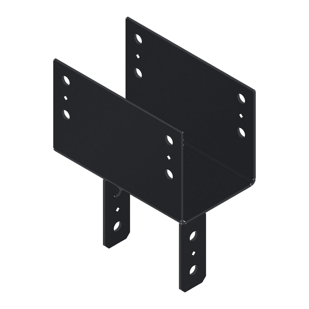 Simpson CC88PC Black Column Cap for 8x Beam and 8x Post