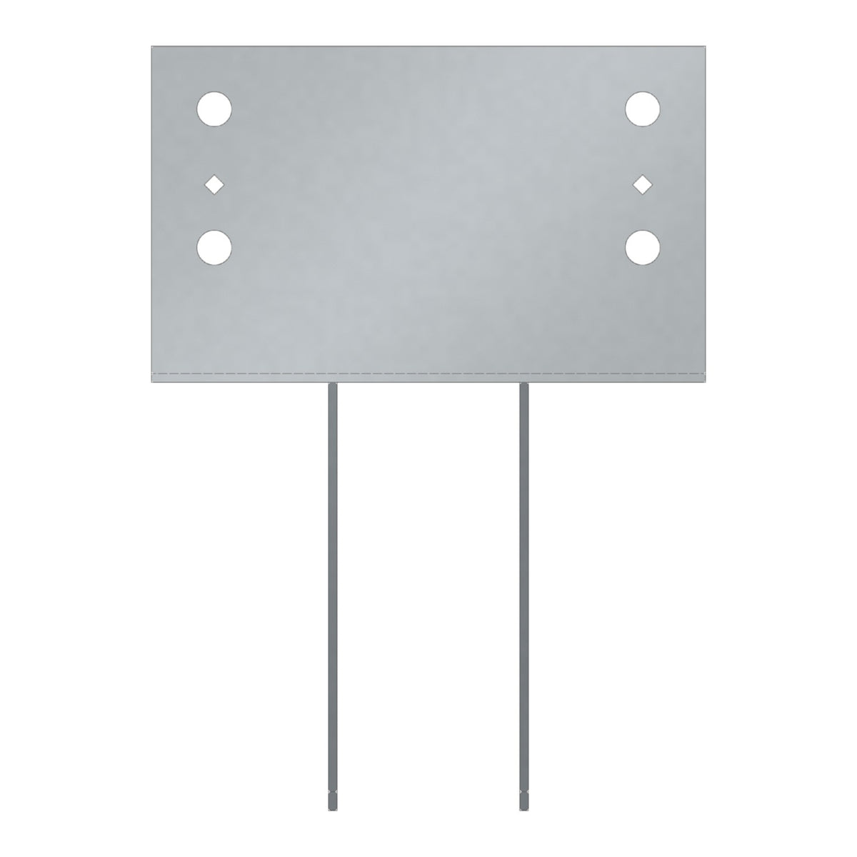 Simpson Strong-Tie-CC3 1/4-4HDG-3-1/8 in Beam, 4x Post HDG Column Cap