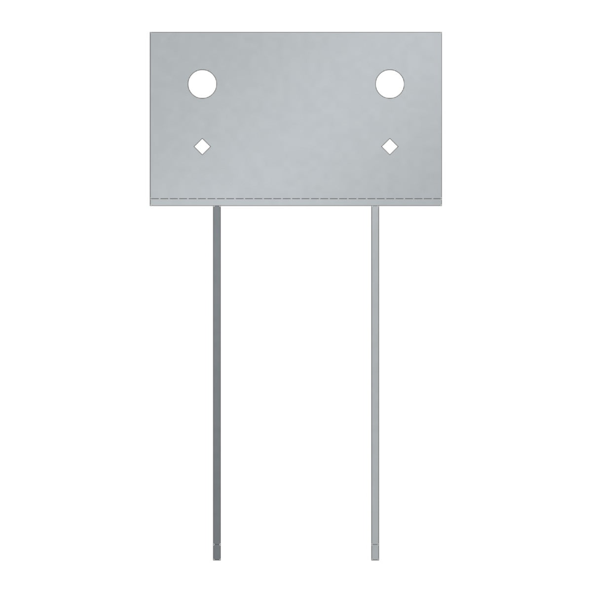 Simpson 4X Beam, 4X Post Hot-Dip Galvanized Column Cap CC44HDG