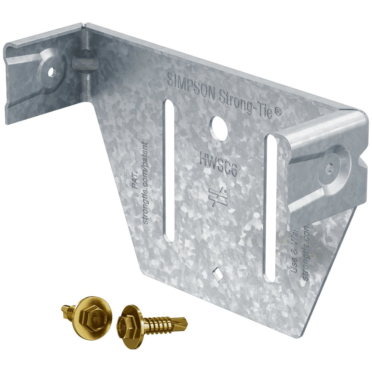 Simpson Head-of-Wall Slide-Clip Connector w/ Screws HWSC 5-3/4" (50-Qty)