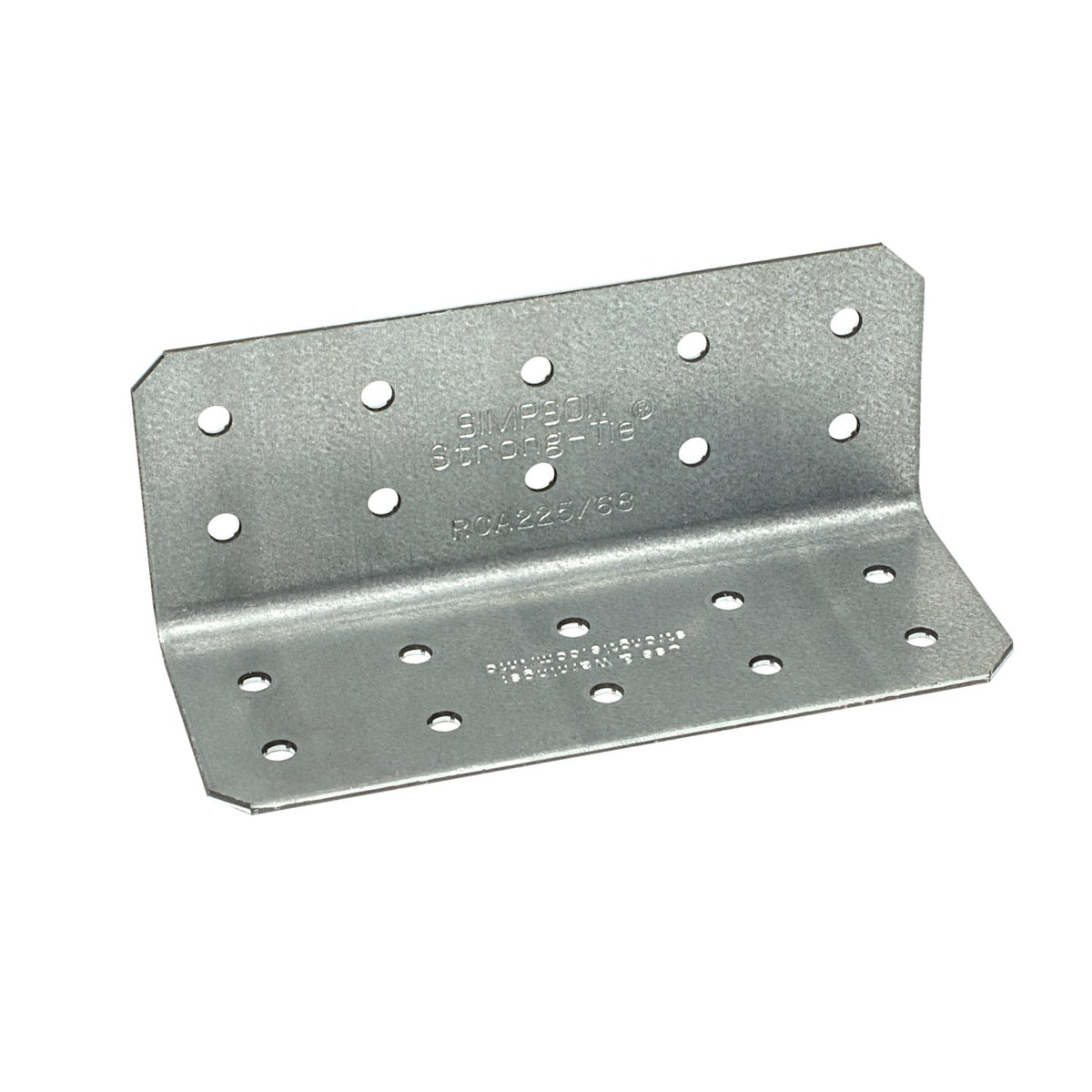 Simpson RCA225/68-R75 2 x 2 x 5 14-Gauge Galvanized Rigid Connector Angle