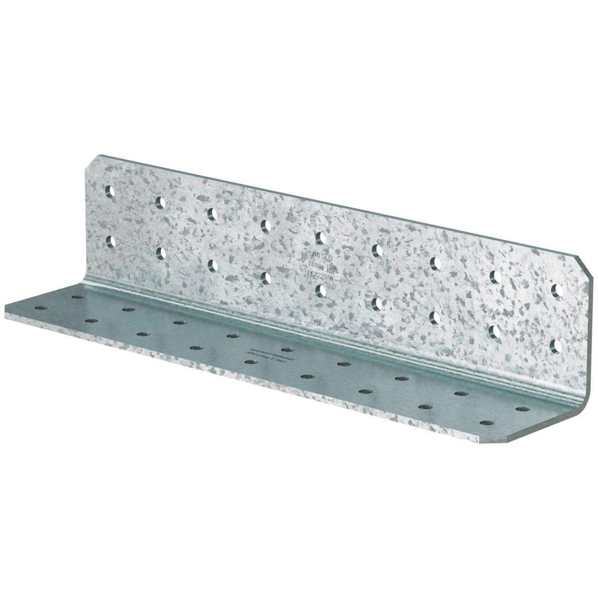 Simpson RCA229/97-R35 2 x 2 x 9 12-Gauge Galvanized Rigid Connector Angle