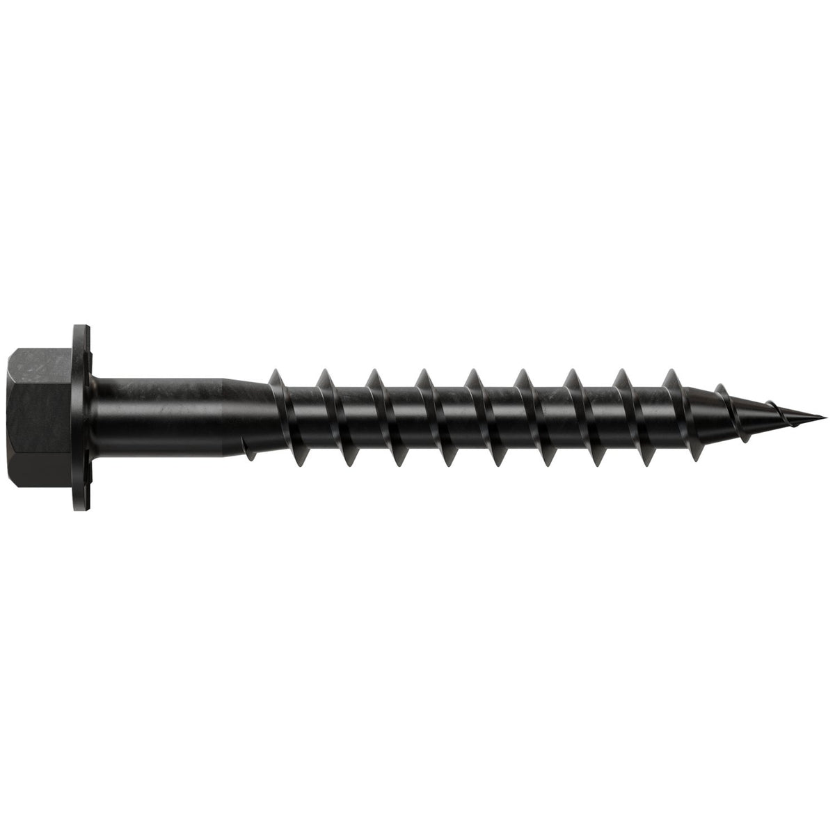 Simpson SD10112DBB #10 x 1-1/2" Outdoor Accents Connector Screw Hex Drive Double Barrier Black