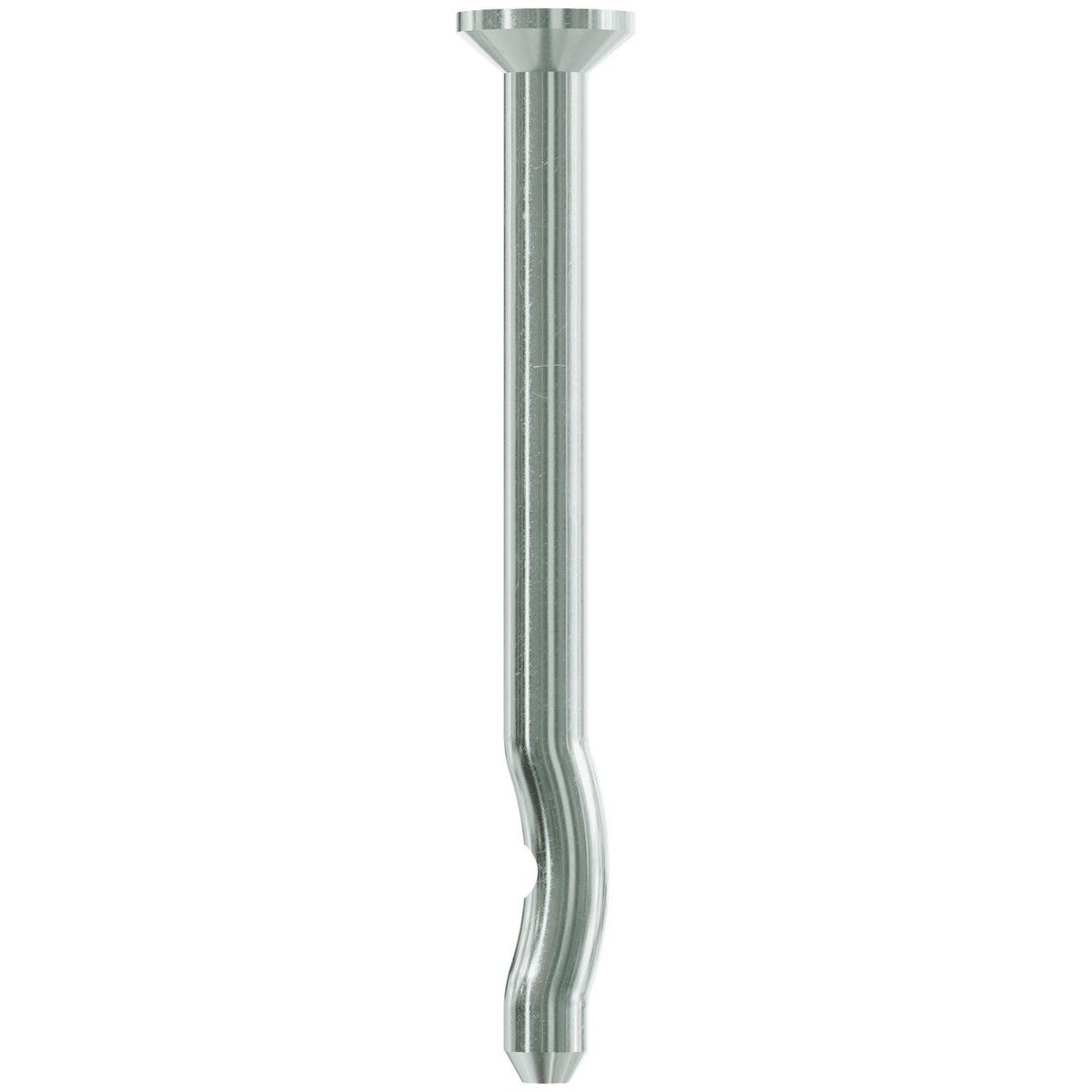 1/4 x 3 in. Countersunk Head Crimp Drive Anchor, Zinc Plated / Carbon Steel