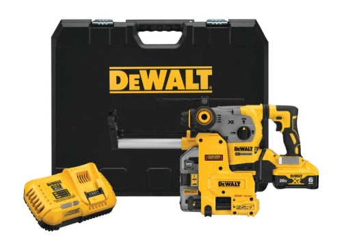 DeWALT 20 V MAX* XR Brushless 1-1/8 In. L-Shape SDS Plus Rotary Hammer Kit DCH293R2DH