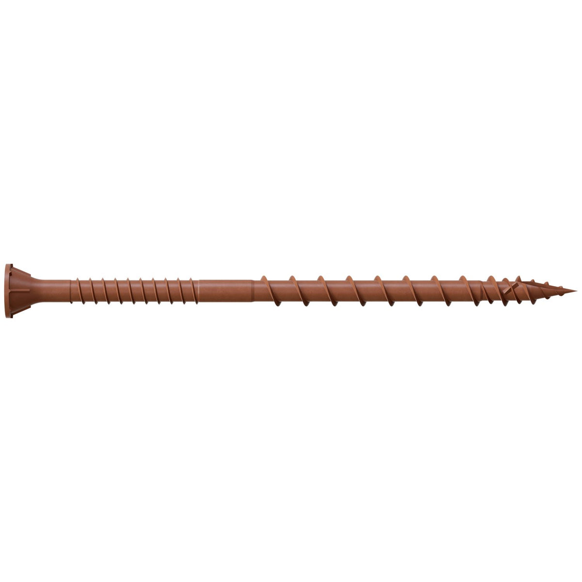Simpson DSVR312 #10 3-1/2" Deck-Drive DSV Wood Screw, Red, T25