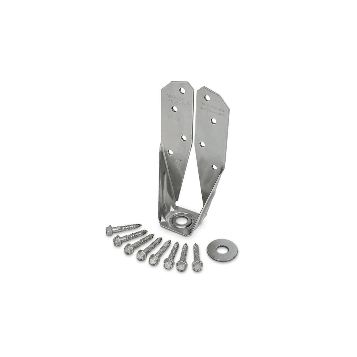 Simpson Strong-Tie DTT2SS-SDS2.5 Deck Tension Tie w/2.5" SDS Screws, Stainless Steel