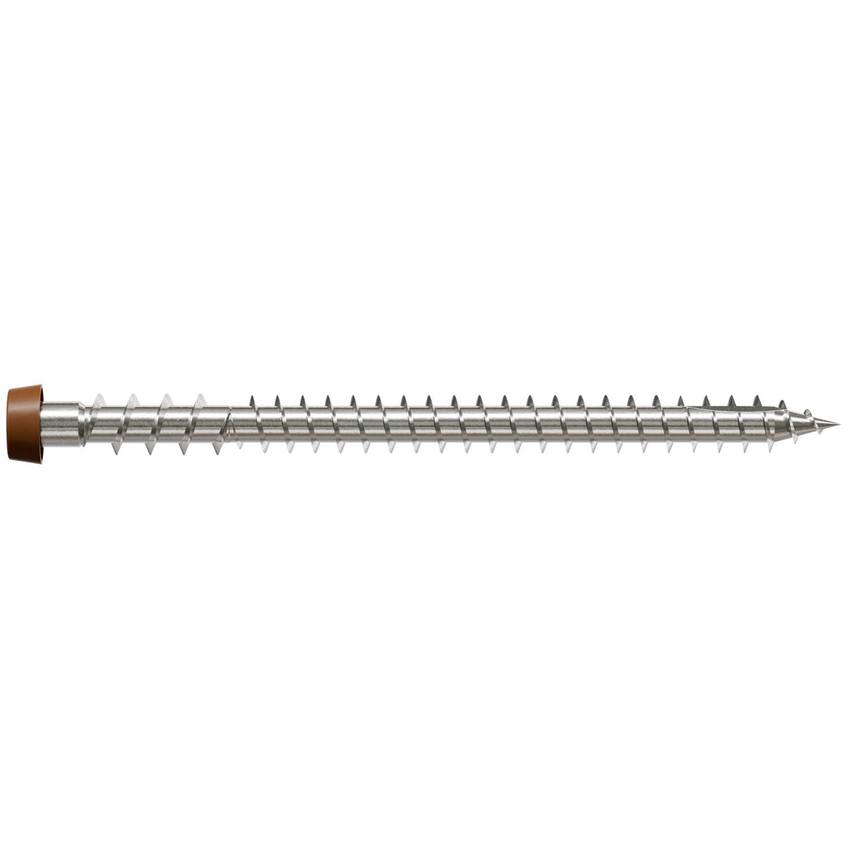 Simpson #10 x 2-3/4" Red, Deck-Drive DCU Composite Screw, 316 Stainless Steel