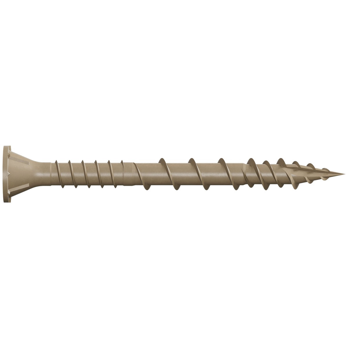 Simpson DSVT2 #10 X 2" Deck-Drive DSV Wood Screw, Tan, T25