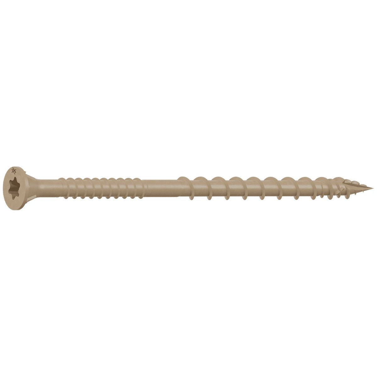 Simpson DSVT312 #10 3-1/2" Deck-Drive DSV Wood Screw, Tan, T25