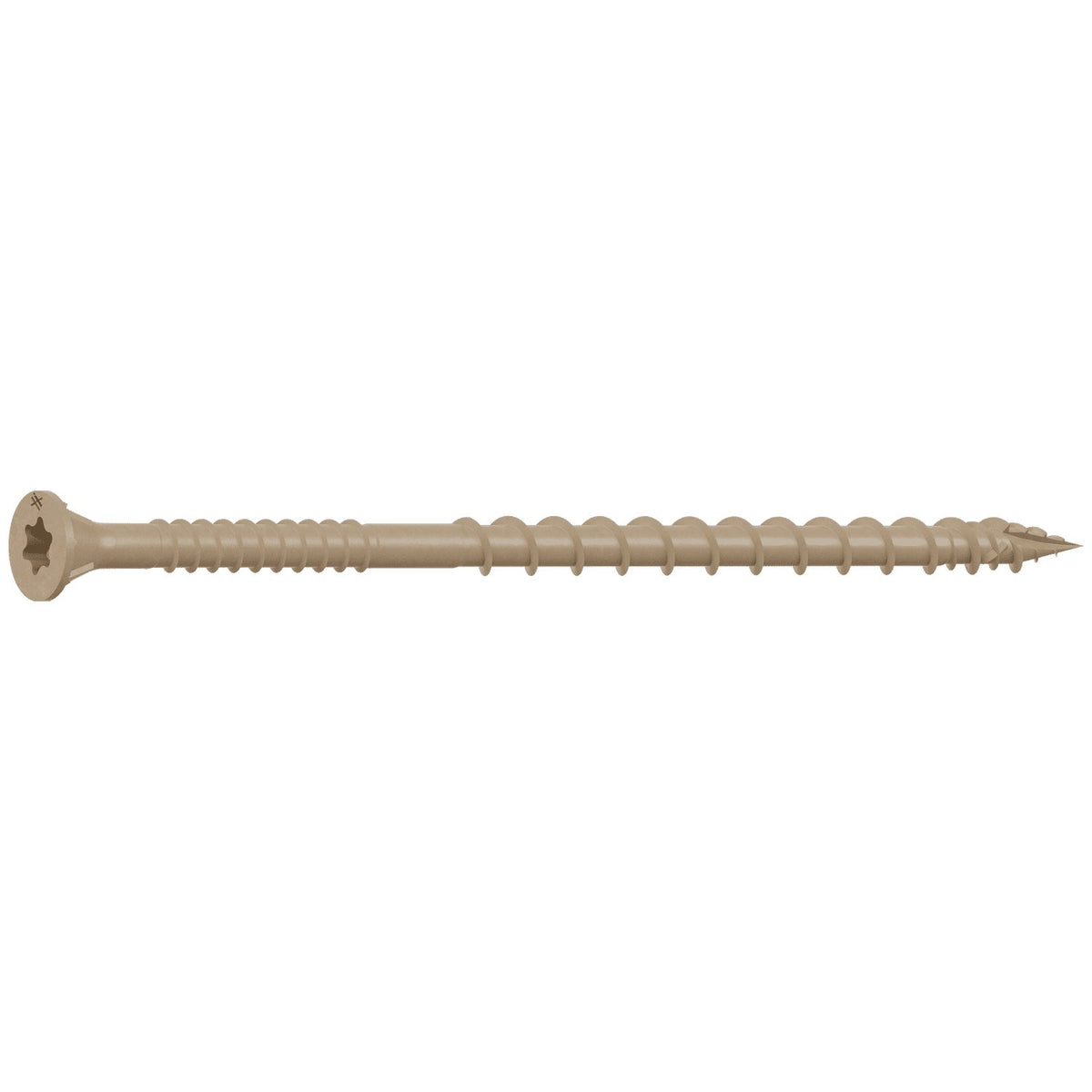 Simpson DSVT4 #10 4" Deck-Drive DSV Wood Screw, Tan, T25