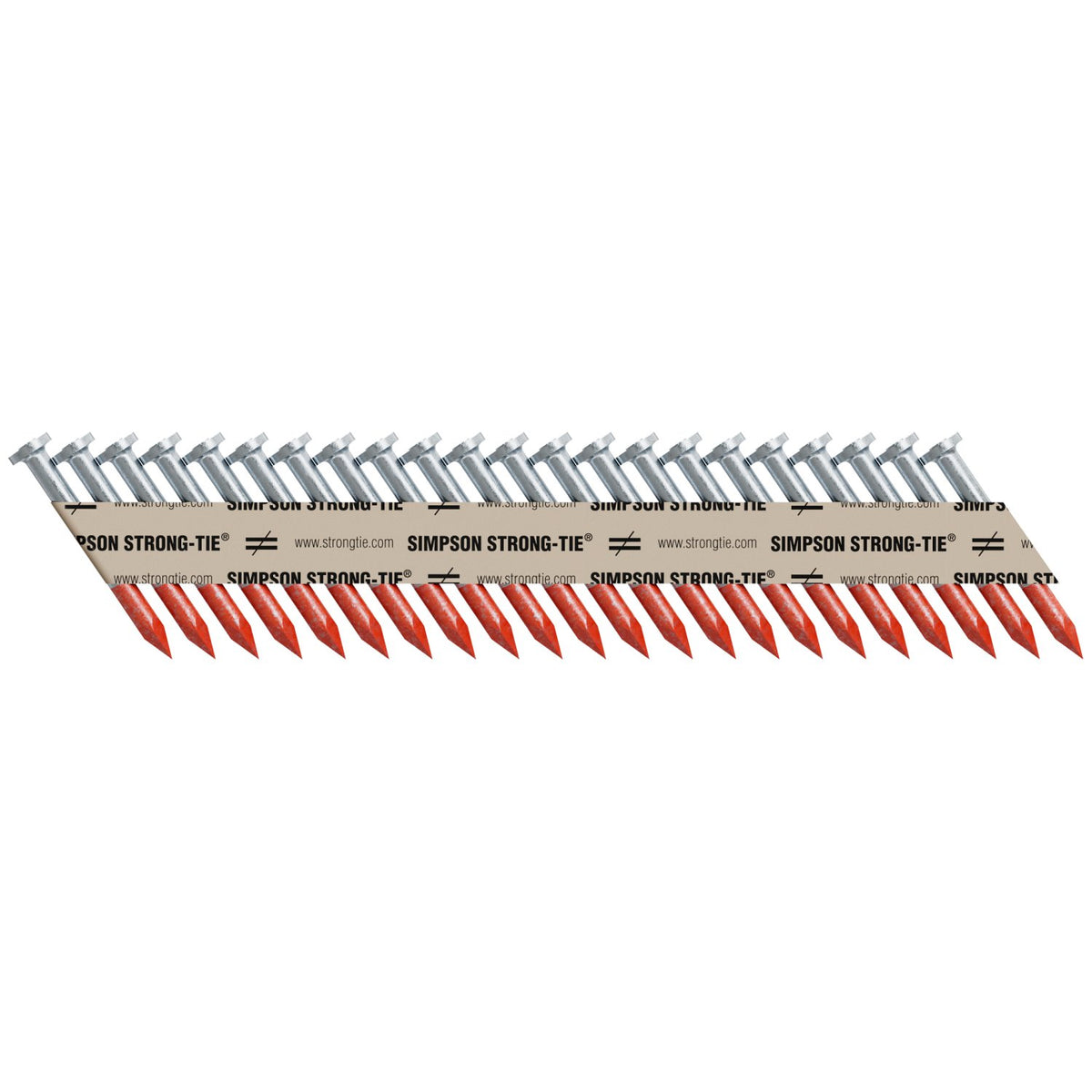 Simpson Strong-Drive N10BRPT3000 1-1/2" x .148 SCN Smooth Shank Connector Nail 33 Degree Pkg 3000