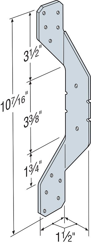 Simpson H2ASS Hurricane Tie - Stainless Steel
