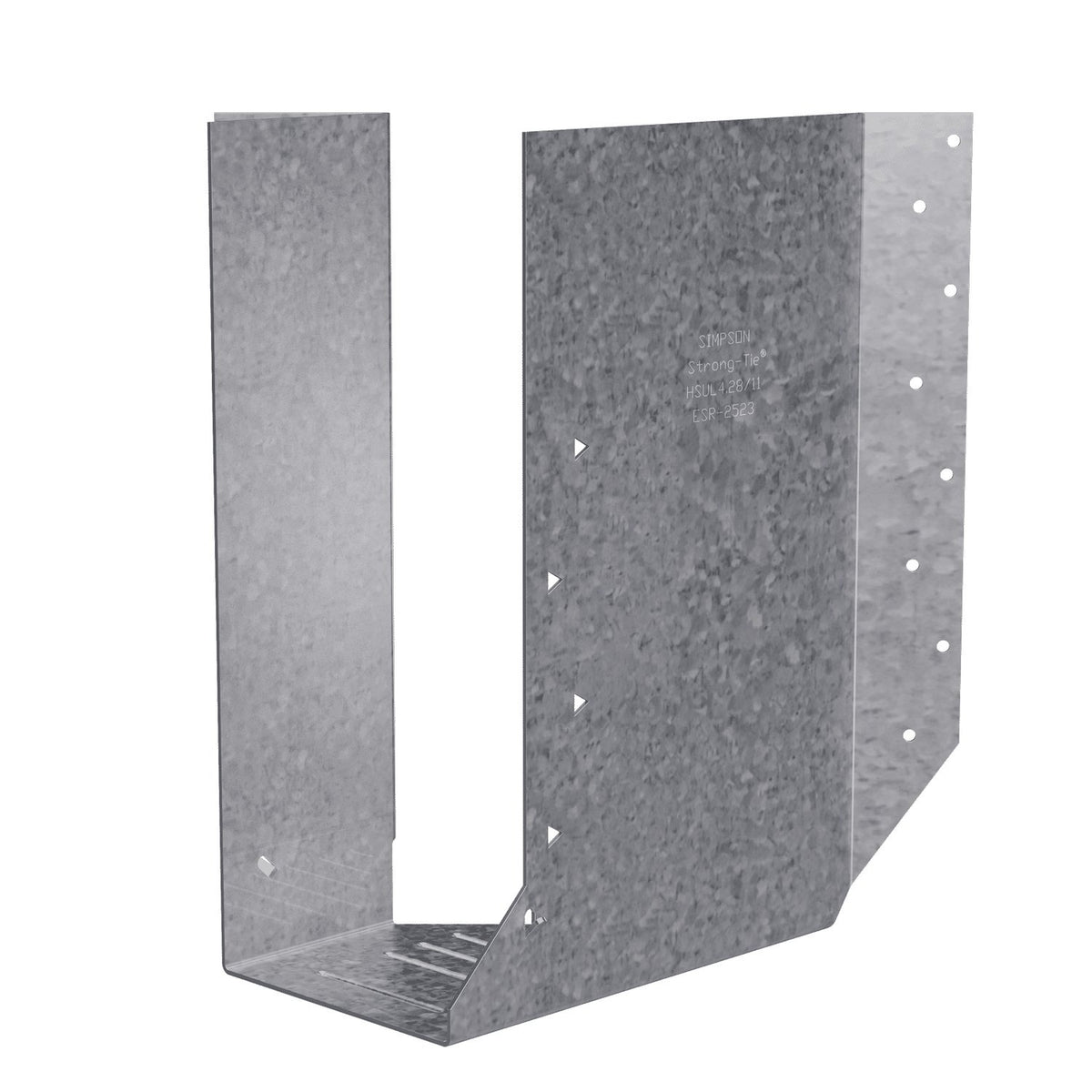 Simpson HSUL4.28/11 Joist Hanger 4 1/8x11 7/8 Skewed Left, Galvanized