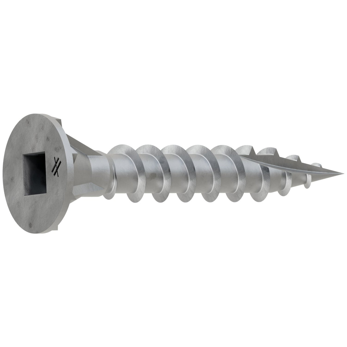 Simpson CB3BLG114S #10 x 1-1/4" Fiber-Cement Board Screw, Coarse Thread, C-3 Galvanized, Pkg 1500