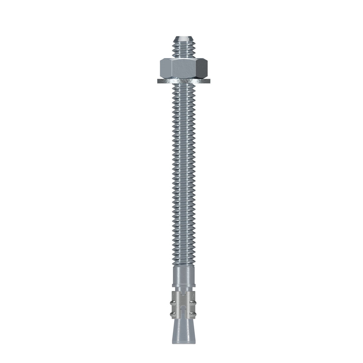 Simpson 1/4" x 3-1/4" Strong-Bolt 2 Wedge Anchor, Zinc Plated