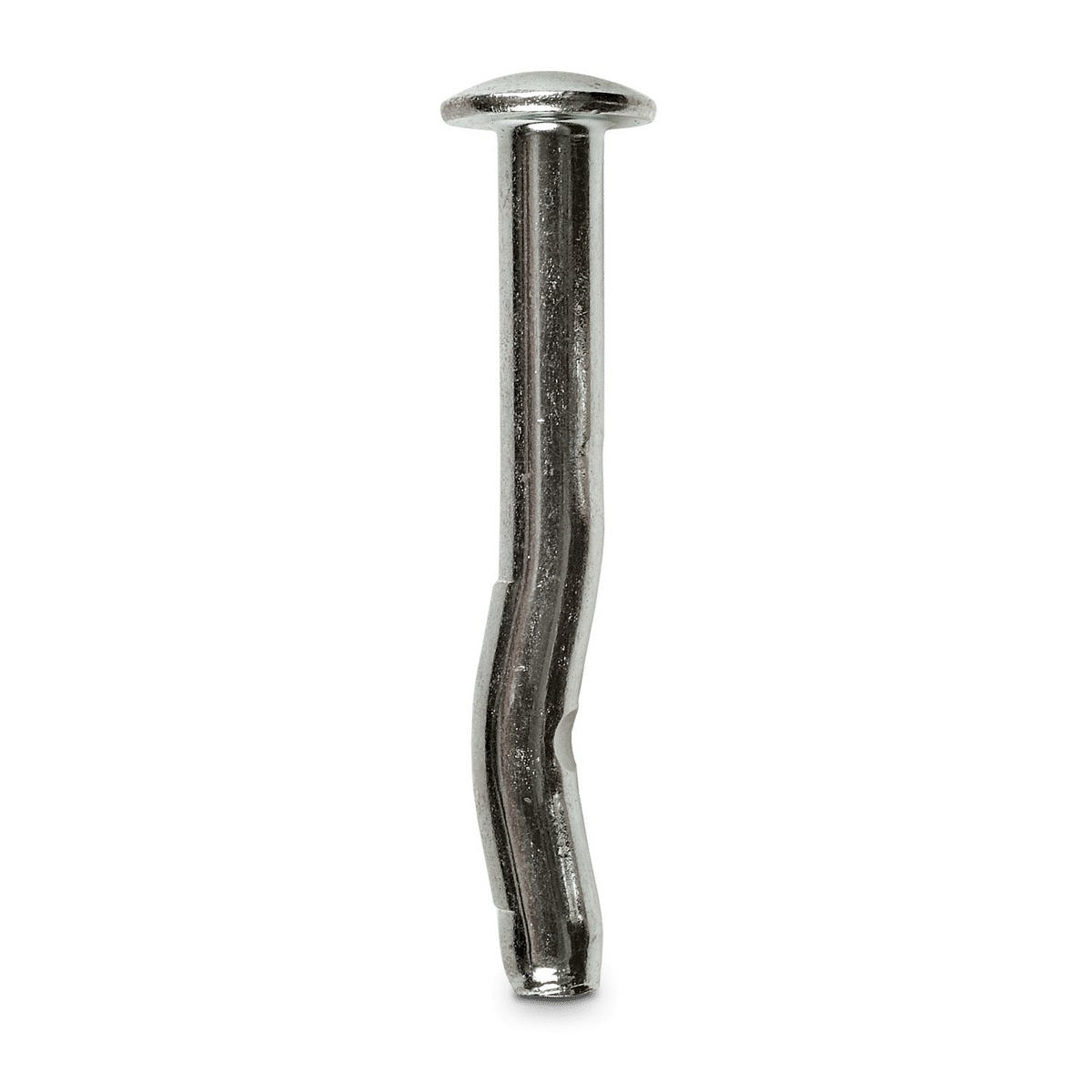 1/4 x 1 in. Mushroom Head Crimp Drive Anchor, Zinc Plated / Carbon Steel