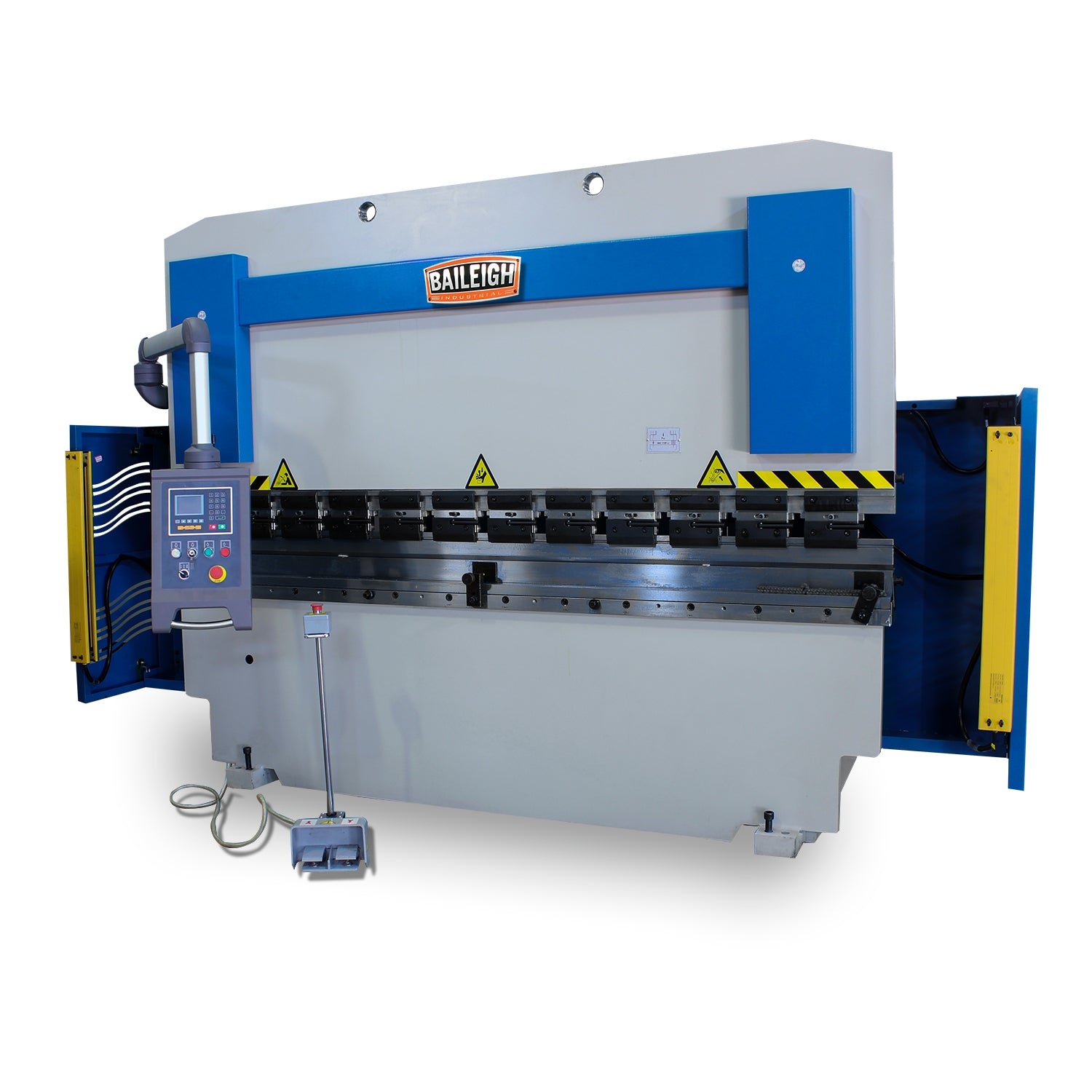 Baileigh Hydraulic Brake Press 70 Ton 98 Inch CNC BP-7098CNC with 2-Axis Control & Safety Light Curtains