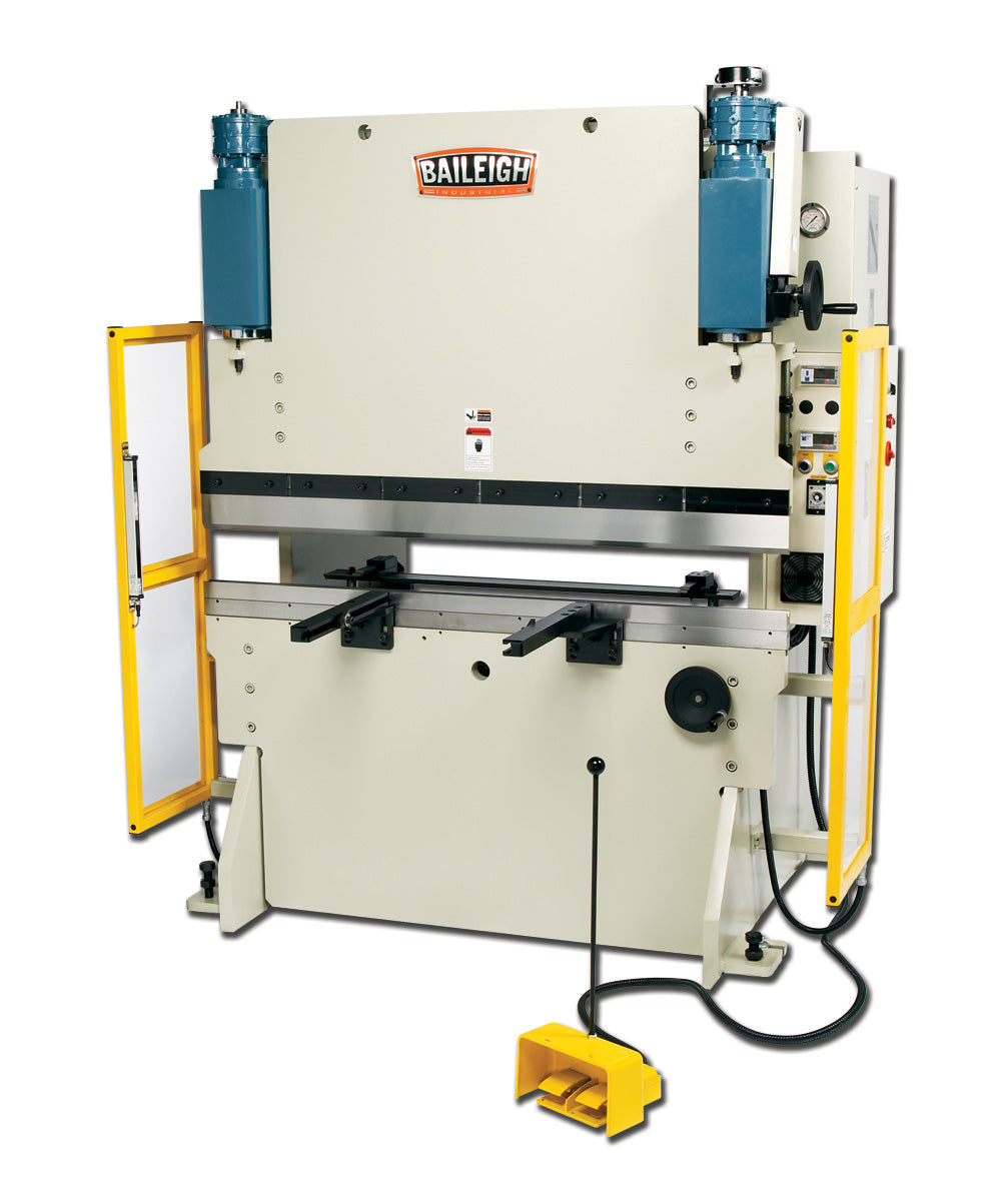 Baileigh Hydraulic Sheet Metal Press Brake BP-5060NC with NC Control DRO Motorized Back Gauge