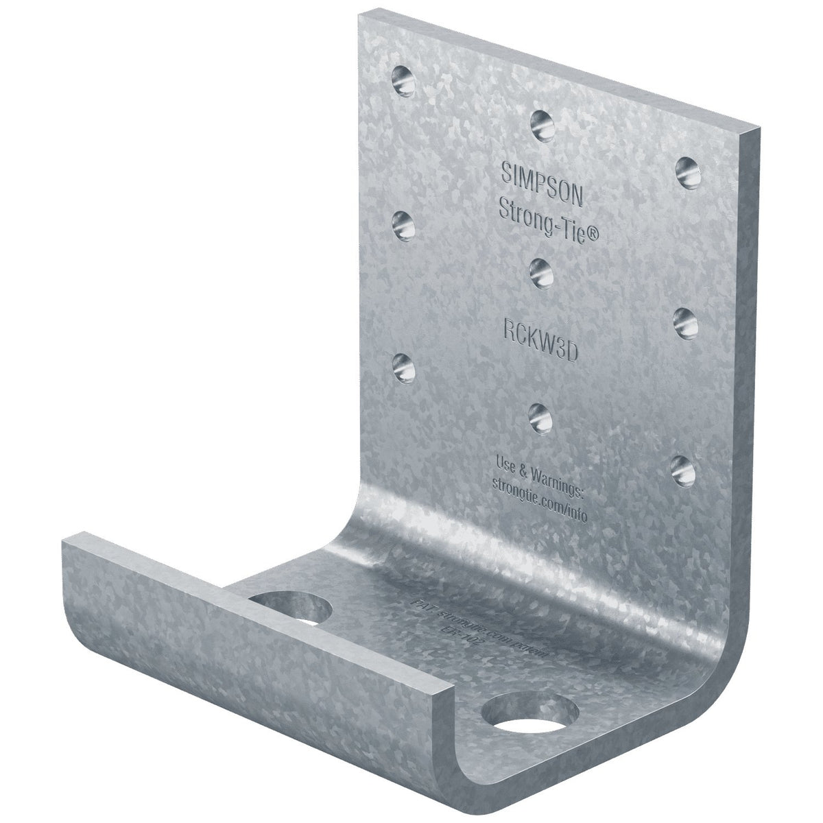 Simpson RCKW 3" Two-Anchor Kneewall Connector Clip 10ct