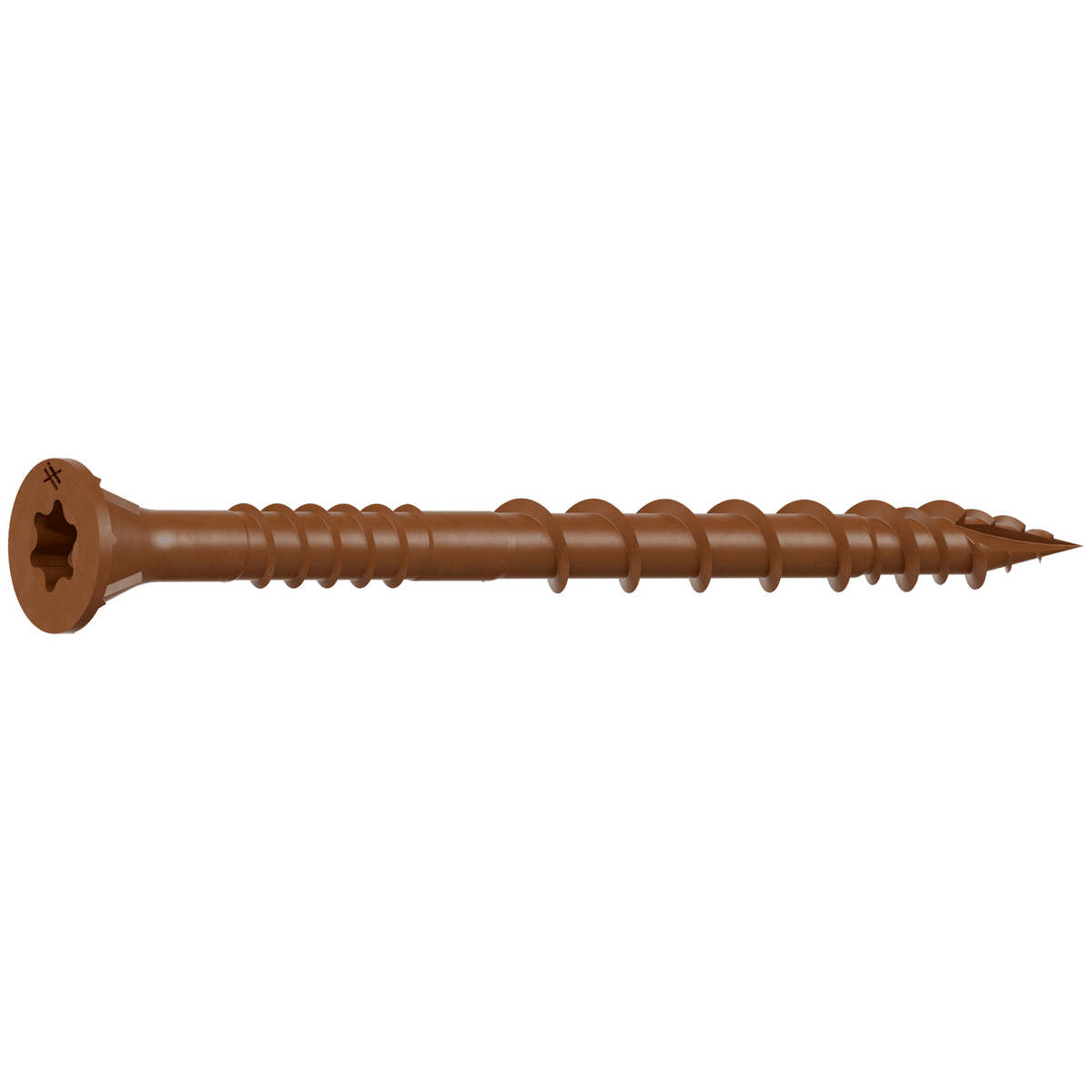 Simpson DSVR212 #10 2-1/2" Deck-Drive DSV Wood Screw, Red, T25
