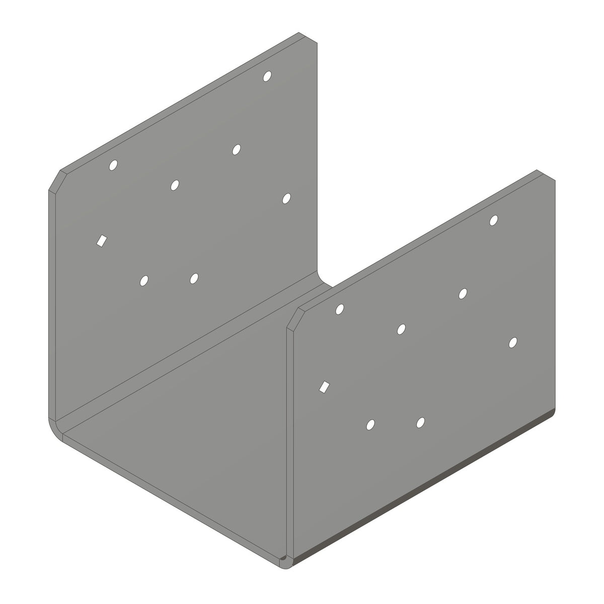 Simpson ECCOQ8-SDS2.5 End Column Cap Legs Omitted w/SDS Screws