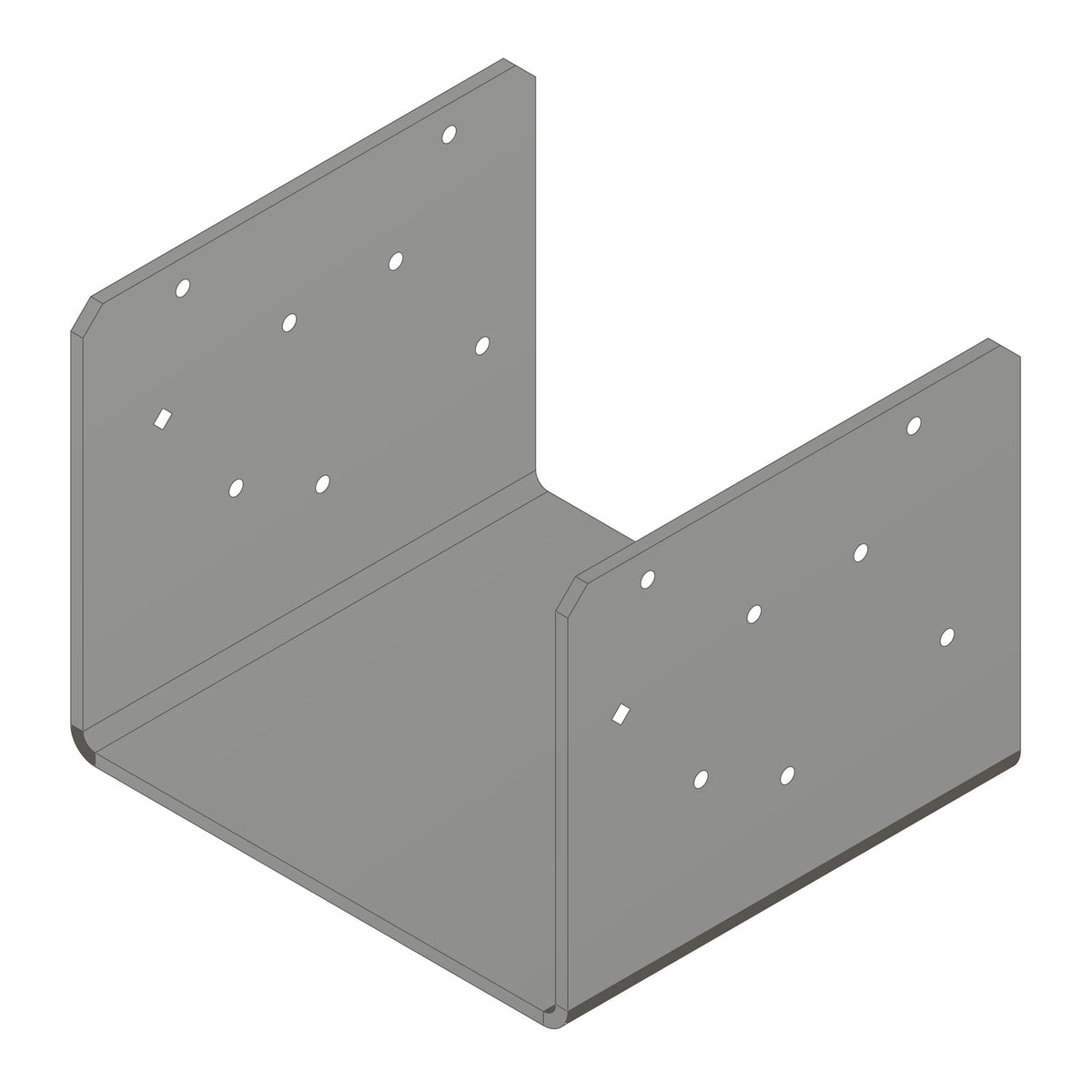 Simpson ECCOQ9-SDS2.5 End Column Cap Legs Omitted w/SDS Screws