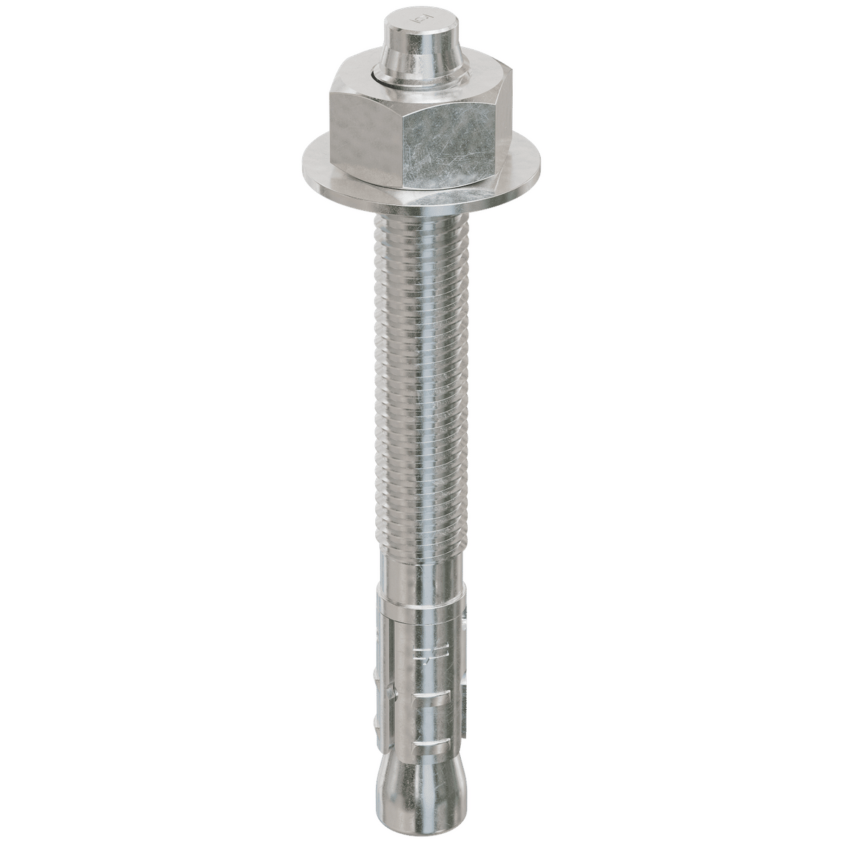 Simpson 1/2" x 4-3/4" Strong-Bolt 2 Wedge Anchor, 316 Stainless Steel Fully-Assembled