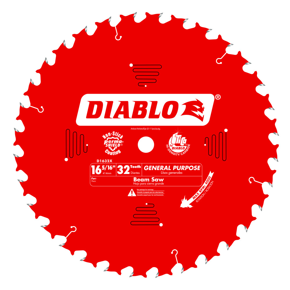 Diablo 16-5/16" x 32T General Purpose Saw Blade for Wood D1632X