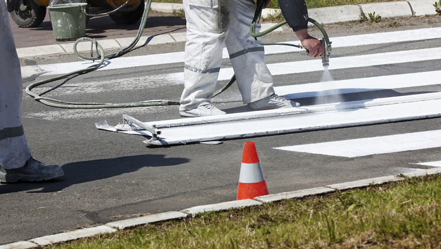 What Type Of Paint Is Used For Road Marking?