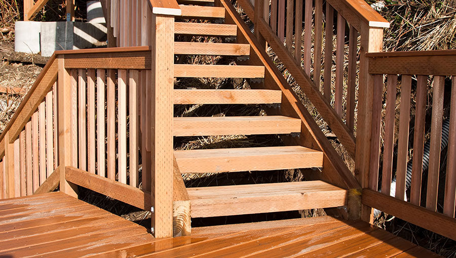 Wooden deck