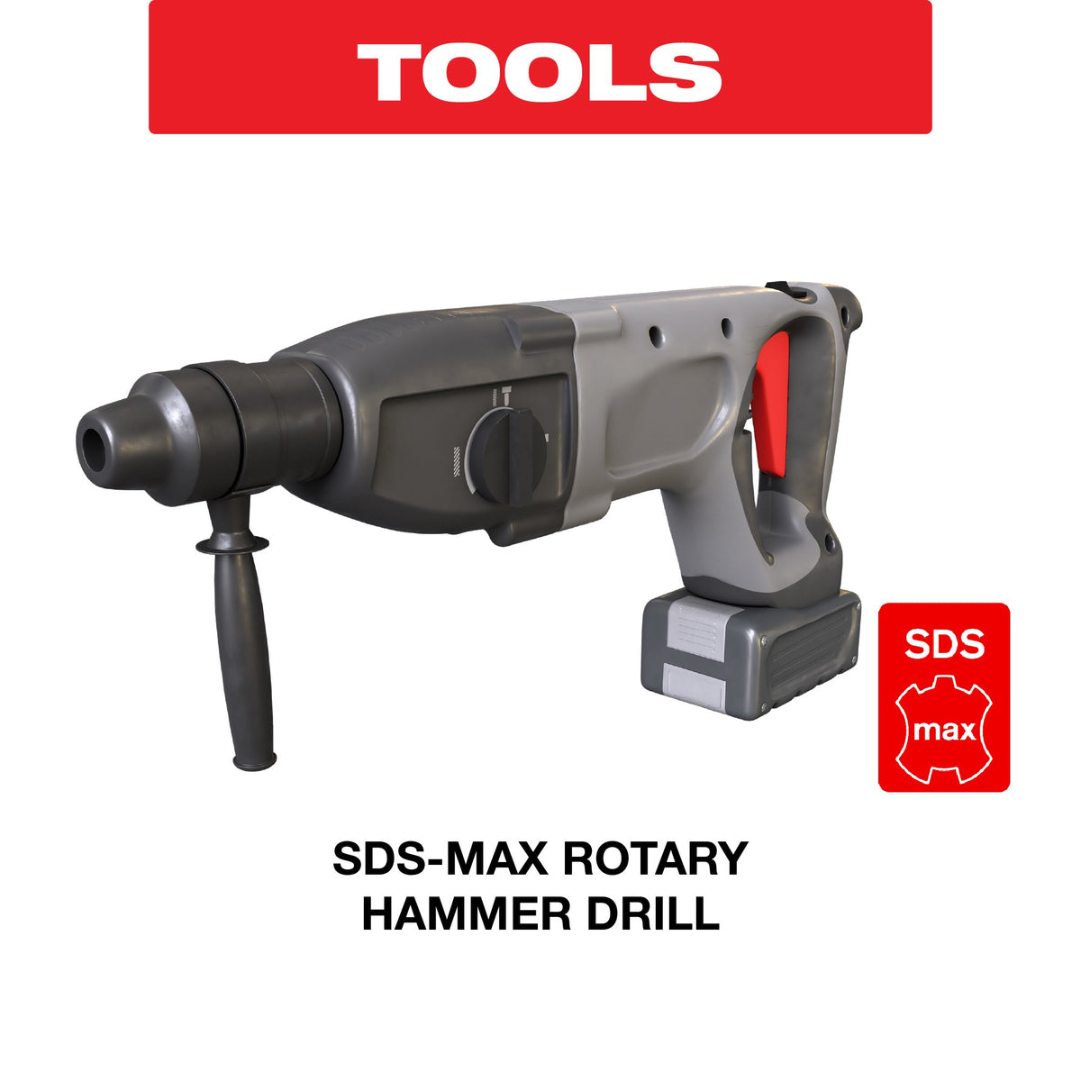 Diablo 1" x 16" x 26" AMPED Rebar Demon SDS-Max 4-Cutter Full Carbide Head Dust Extraction Hammer Drill Bit