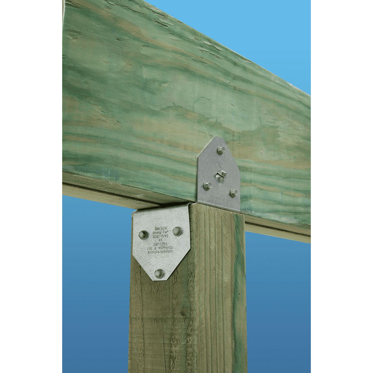BCS Post Cap w/ Double-Shear Nailing Load Tables