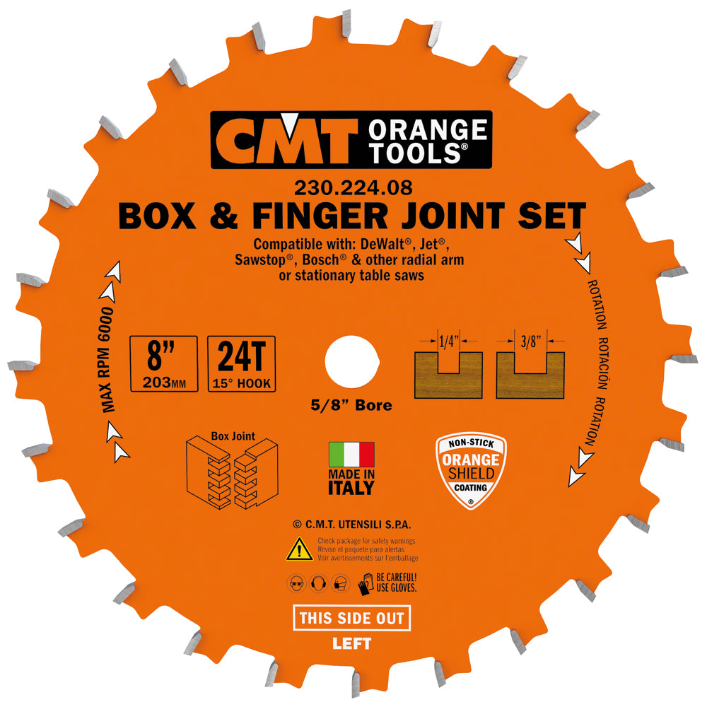 Box and finger joint set
230.224
