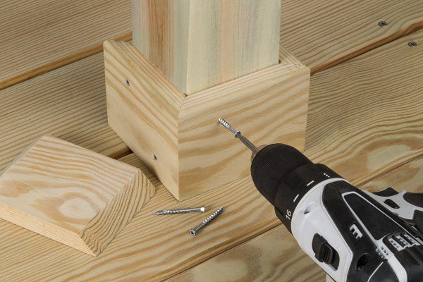 Simpson Trim-Head Screw, Square Drive installed