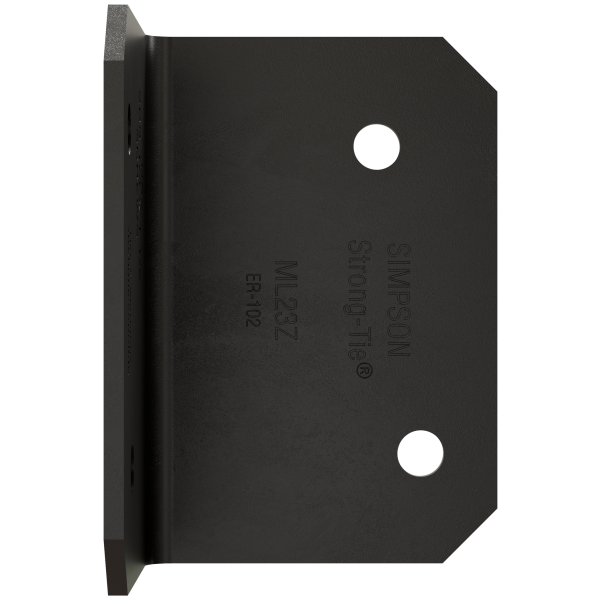 Simpson 2 x 3 Medium L Angle 12-Gauge ZMAX Black Powder-Coated ML23PC