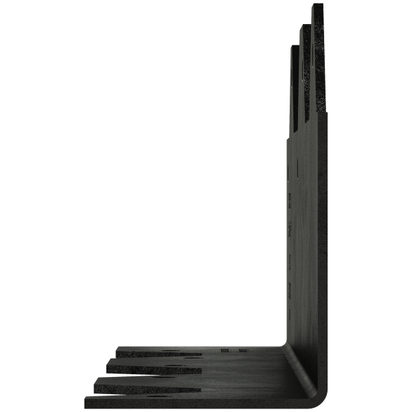 Simpson 9" Reinforcing L Angle 16-Ga ZMAX Black Powder-Coated L90PC