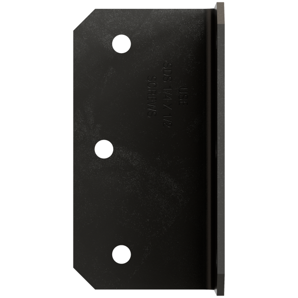 Simpson 2 x 4 Medium L Angle 12-Gauge ZMAX Black Powder-Coated ML24PC