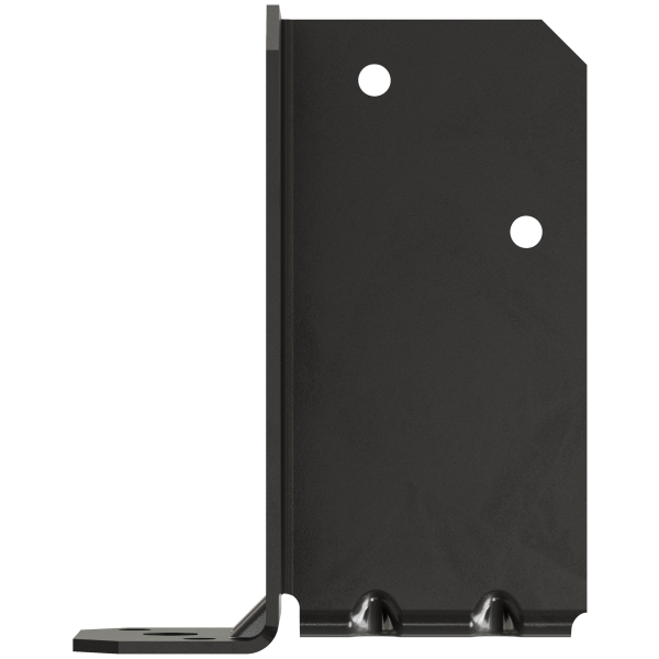 Simpson Retrofit Post Base for Double 2x4 ZMAX Black Powder-Coated RPBPC