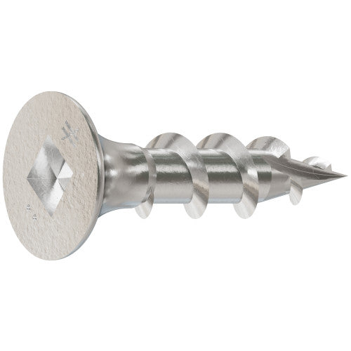Simpson #8 x 3/4" Bugle-Head Wood Deck Screw, Square Drive, 305 Stainless Steel