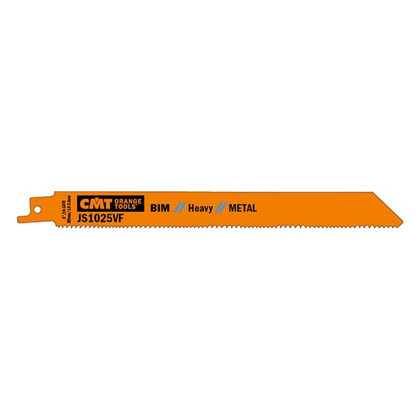 CMT JS1025VF-5 Reciprocating Saw Blades for Metal BIM 8" x 10-14TPI (5-Pc)
