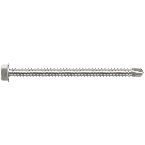 Simpson #12 x 3" Self-Drilling Hex-Washer Head Screw, 305 Stainless Steel