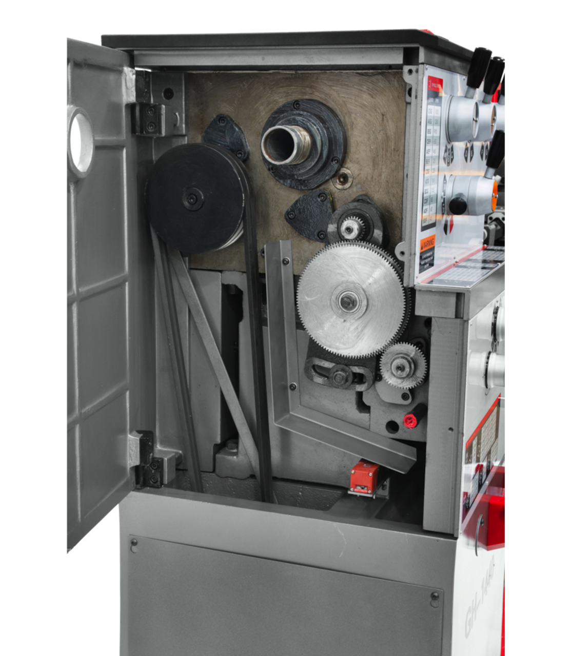 JET GH-1440-3 Geared Head Lathe w/203 DRO Collet Closer & Taper Attachment 460V