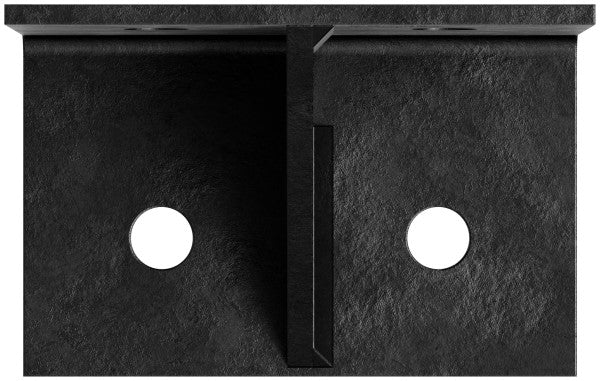 Simpson 3 x 5 Black Ornamental Heavy L-Shaped Angle w/Gusset HL35GPC