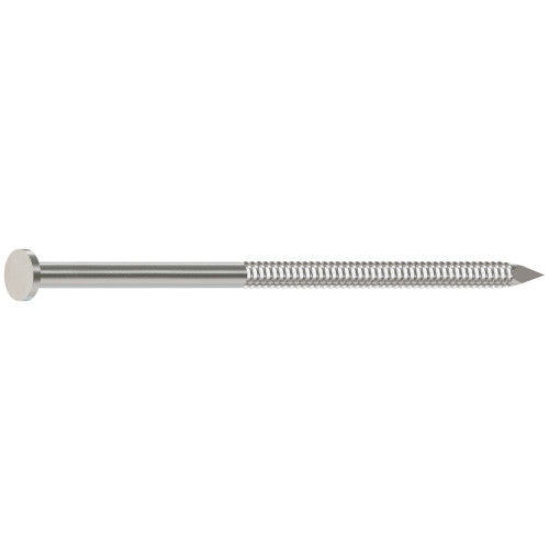 Simpson 5" x 40d Annular Ring Shank Common Nail, 304 Stainless Steel 6 Ga.