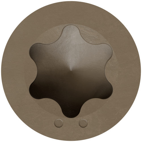 Simpson Brown 05, Trim-Head Screw, 6-Lobe Drive 316 Stainless Steel
