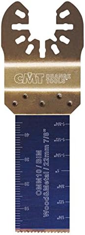CMT OMM10-X1 7/8" Plunge and Flush-Cut for Wood & Metal BIM (1-Pc)