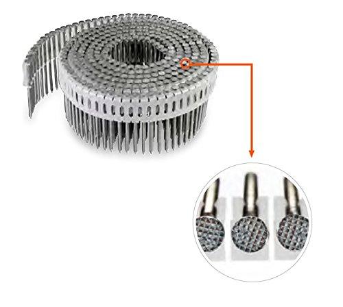 Simpson 1 7/8" 0 Degree Inserted Plastic Coil, Full Round Head, Ring-Shank Nail